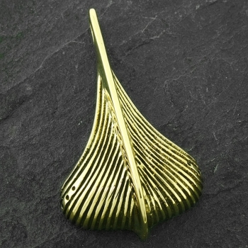 Anhänger BRA-15 Bug Wikingerschiff mit Kette 48 cm - Bronze