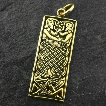 Anhänger BRA-153 Amulett mit Kette 48 cm - Bronze