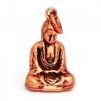 Anhänger BRA-276 Buddha mit Kette 48 cm - Bronze