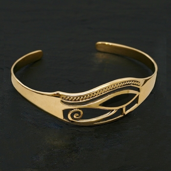 Armreif BRC-21 Auge des Ra aus Bronze