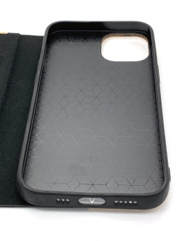 Preview: Handyhülle iLchev® Classic - Bambus mit Leder - iPhone 13 pro max