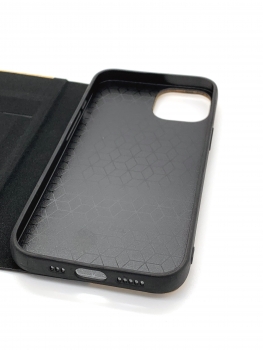 Preview: Handyhülle iLchev® Classic - Bambus mit Leder - iPhone 13 pro max