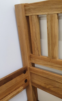 Preview: Massivholzbett William comfort Eiche massiv geölt - Format: 200 x 100 cm