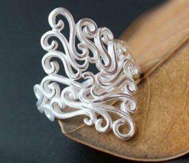 Ring iLchev® Blume++ - 925 Sterling Silber