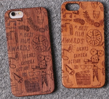 Handyhülle Film Kino Massivholz für Handy Apple iphone XR