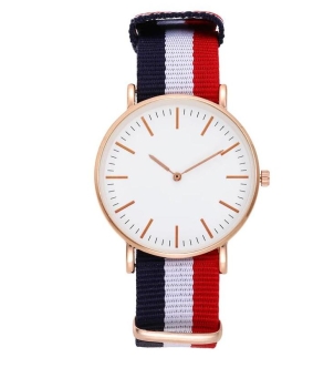 Armbanduhr Classic+ Rose Gold - Gehäuse 40 mm - Armband Nylon Frankreich