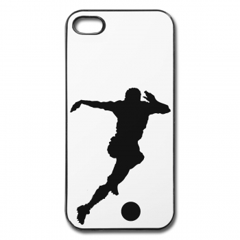 Handyhülle Plastik Fussball Dribbling für Handy Apple iphone 8 plus