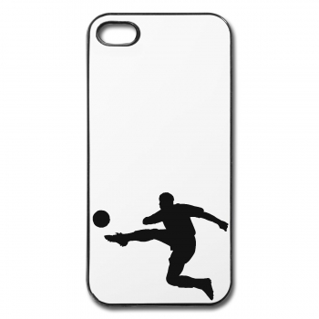 Handyhülle Plastik Fussball Volley für Handy Apple iphone XS