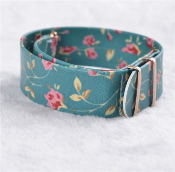 Uhrenarmband iLchev Vintage Grün - Bandlänge 24,5 cm - Breite 20 mm