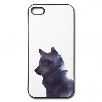 Handyhülle Plastik Wolfshund für Handy Apple iphone 6