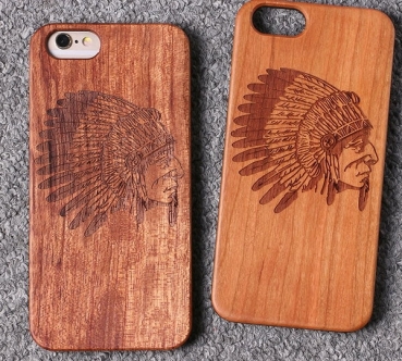 Handyhülle Indianer Massivholz für Handy Apple iphone XR