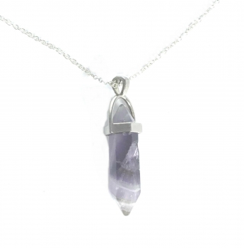 Halskette mit Anhänger # KJKS2 Kunststein - Kette 45 cm Sterling Silber 925