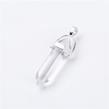 Halskette mit Anhänger # KJKS6 Kunststein - Kette 45 cm Sterling Silber 925