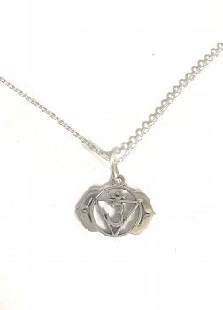 Halskette mit Anhänger #KJOM5 Om - Kette 45 cm Sterling Silber 925