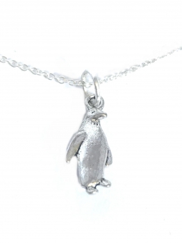 Halskette mit Anhänger #KJPI1 Pinguin - Kette 45 cm Sterling Silber 925
