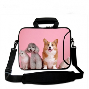 Laptoptasche Umhängetasche iLchev® - Katzen können mit Hunden....