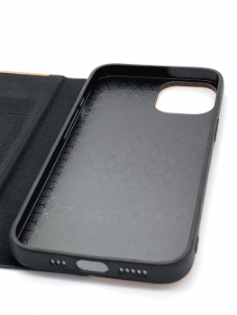 Preview: Handyhülle iLchev® Classic - Kirschbaum mit Leder - iPhone 13 pro max