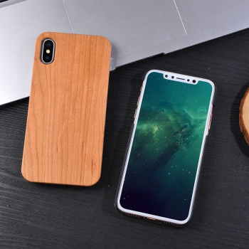 Preview: Handyhülle Massivholz Kirschbaum Handy Apple iphone XS max