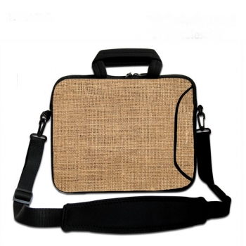 Laptoptasche Umhängetasche iLchev® - Textil Leinen