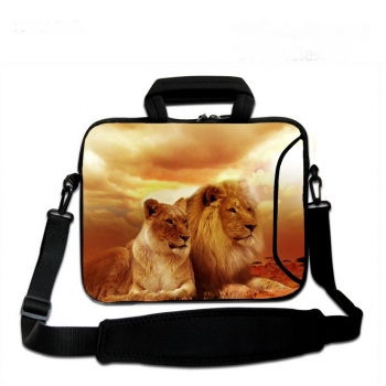 Laptoptasche Umhängetasche iLchev® Löwe und Löwin