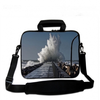 Laptoptasche Umhängetasche  iLchev® - Meeresbrandung Nordsee