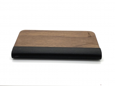 Handyhülle iLchev® Classic - Nussbaum mit Leder - iPhone 13 pro