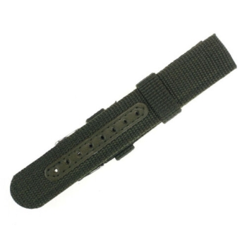 Uhrenarmband iLchev # W-544 - Nylon grün - Bandlänge 18 cm - Breite 20 mm