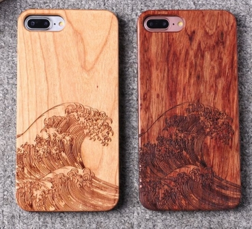 Handyhülle Ocean Wave Massivholz für Handy Apple iphone X