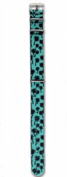 Uhrenarmband iLchev ETY117 Palmen - Bandlänge 26,5 cm - Breite 20 mm