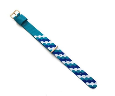 Uhrenarmband iLchev WA091 Petrol - Bandlänge 26,5 cm - Breite 20 mm