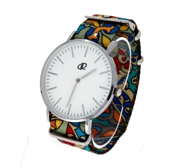 Armbanduhr Classic+ Art Design - Gehäuse 40 mm - Armband Nylon Graffiti