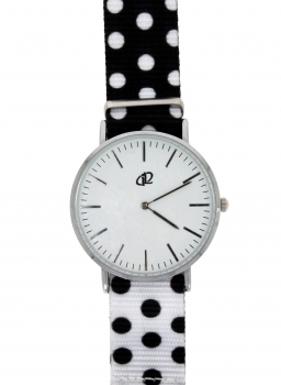 Preview: Armbanduhr Classic+ Art Design - Gehäuse 40 mm - Armband Nylon Sixty