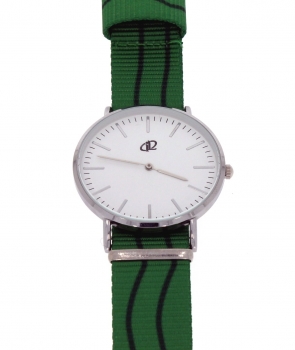 Preview: Armbanduhr Classic+ Art Design - Gehäuse 40 mm - Armband Nylon Melone