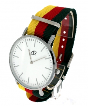Armbanduhr Classic+ Art Design - Gehäuse 40 mm - Armband Nylon Mixed