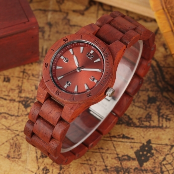 Preview: Armbanduhr iLchev® Memories F - Massivholz Sandelholz