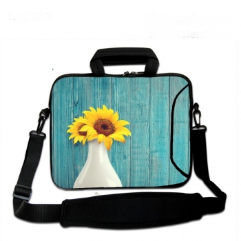 Laptoptasche Umhängetasche iLchev® Sonnenblume