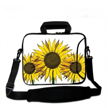 Laptoptasche Umhängetasche iLchev® Sonnenblumen