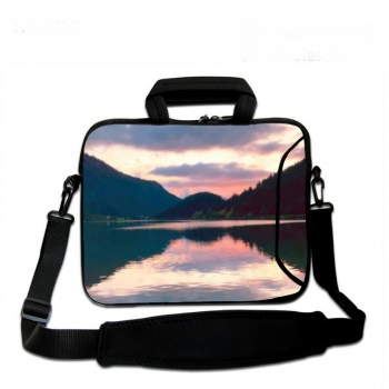Laptoptasche Umhängetasche iLchev® - Sonnenuntergang im Gebirge