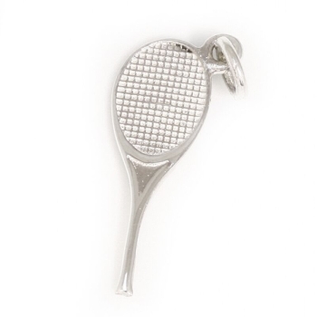 Preview: Halskette 45 cm mit Anhänger Tennis # 97315 Sterling Silber 925