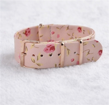 Uhrenarmband iLchev Vintage Beige - Bandlänge 24,5 cm - Breite 20 mm