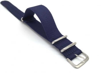 Preview: Armbanduhr Classic+ Sky - Gehäuse 40 mm - Armband Nylon blau