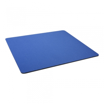 Mauspad Basic blau - Format: 24,5 x 21,5 cm - rutschfeste Gummi Unterseite