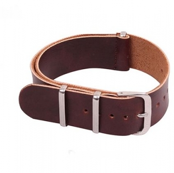 Preview: Armbanduhr Classic+ - Gehäuse 40 mm - Armband Leder dunkelbraun