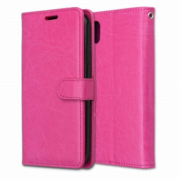 Handyhülle Schutzhülle Leder #1 pink für iphone XR