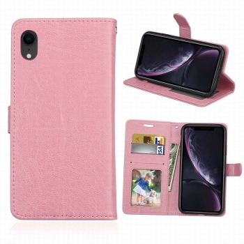 Preview: Handyhülle Schutzhülle Leder #1 rose für iphone XS max