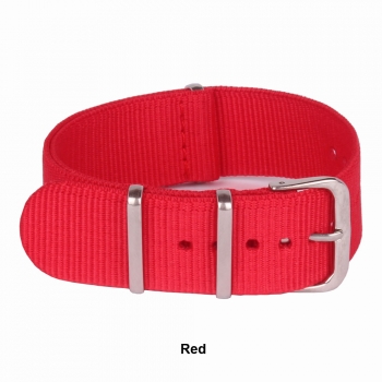 Preview: Armbanduhr Classic+ Love - Gehäuse 40 mm - Armband Nylon rot