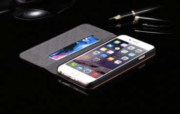 Preview: Handyhülle Handyetui Massivholz Nussbaum für Handy Apple iphone XR