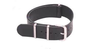 Preview: Armbanduhr Classic+ - Gehäuse 40 mm - Armband Leder schwarz