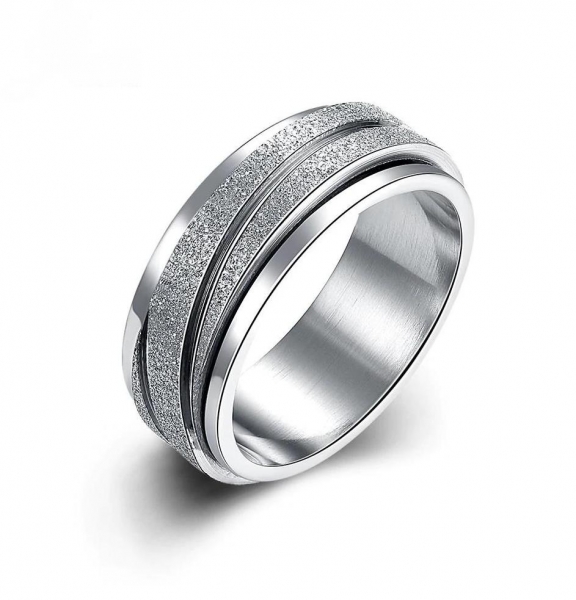 Ring Smart versilbert - Ringgröße 56