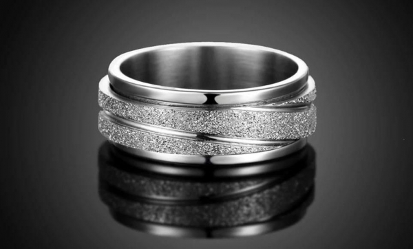 Ring Smart versilbert - Ringgröße 59